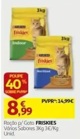 Auchan Ração p/ Gato FRISKIES promoção