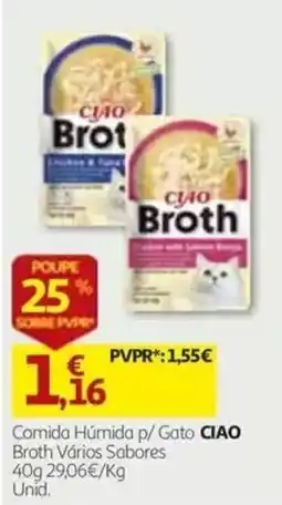 Auchan Comida Húmida p/ Gato CIAO promoção