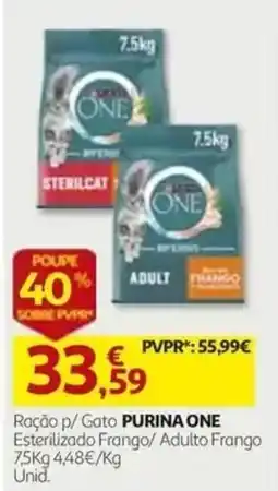 Auchan Ração p/ Gato PURINA ONE promoção