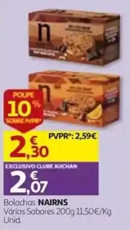 Auchan Bolachas nairns promoção