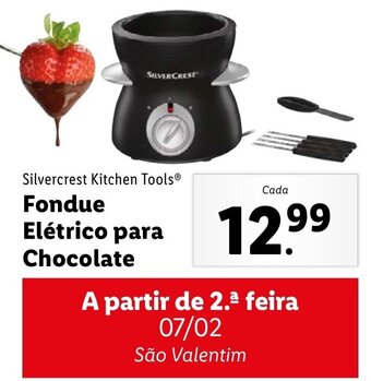 Lidl Fondue Elétrico para Chocolate promoção