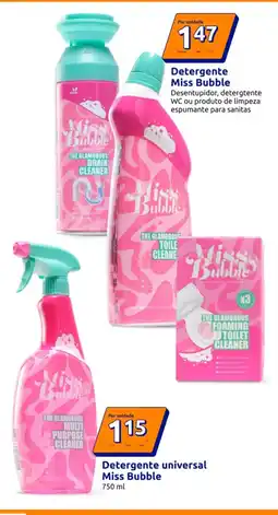 Action Detergente universal Miss Bubble promoção