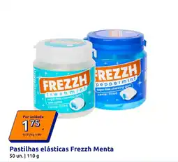 Action Pastilhas elásticas Frezzh Menta promoção
