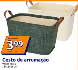 Action Cesto de arrumação promoção
