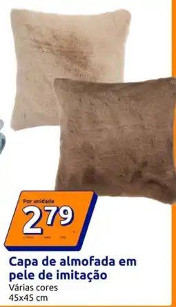 Action Capa de almofada em pele de imitação promoção