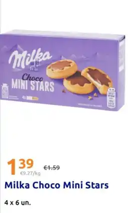 Action milka choco mini stars promoção