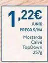 Recheio Calvé - mostarda top down promoção