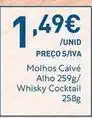 Recheio Calvé - molhos alho 259g/ whisky cocktail promoção