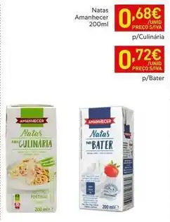 Recheio Amanhecer - natas promoção
