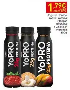 Recheio Yopro - iogurte liquido proteina manga/ baunilha e cookies/ morango promoção
