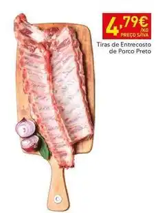 Recheio Tiras de entrecosto de porco preto promoção