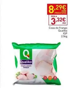 Recheio A+ - coxa de frango qualiko iqf promoção