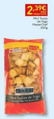 Recheio Masterchef - mini tostas de trigo promoção