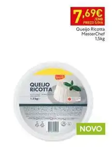 Recheio Masterchef - queijo ricotta promoção