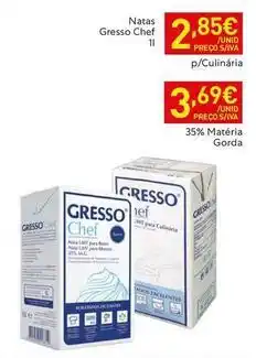Recheio Gresso - chef natas promoção