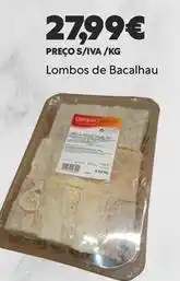 Recheio Lombos de bacalhau promoção