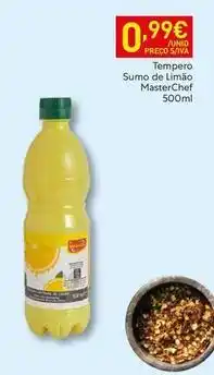 Recheio Masterchef - tempero sumo de llimoo promoção