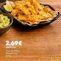 Recheio Masterchef - tiras de milho promoção