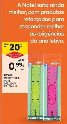 Continente Bom dia A+ - régua tvvv18flx promoção