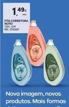 Continente Bom dia Note - fita corretora promoção
