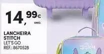 Continente Bom dia Lancheira stitch promoção