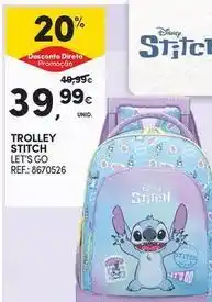 Continente Bom dia Disney - trolley stitch promoção