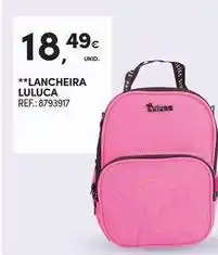 Continente Bom dia Lancheira luluca promoção