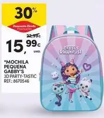 Continente Bom dia 3d - mochila pequena promoção