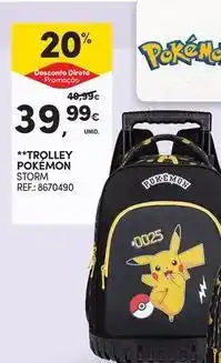 Continente Bom dia Trolley pokemon promoção