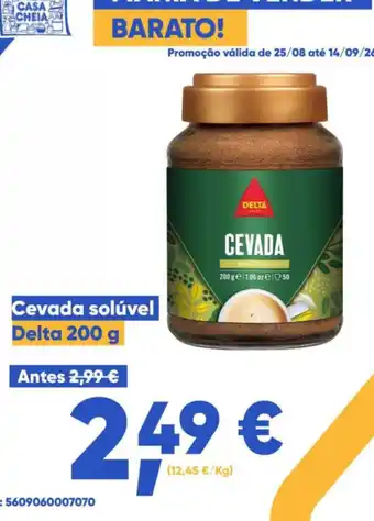 Cevada solúvel Delta