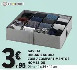 E.Leclerc gaveta organizadora homeside promoção