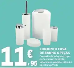 E.Leclerc Conjunto casa de banho 6 peças promoção