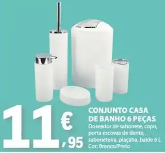 Conjunto casa de banho 6 peças