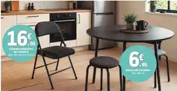 E.Leclerc cadeira dobrável de cozinha promoção