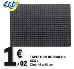 E.Leclerc Tapete em borracha eco+ promoção