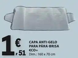 E.Leclerc Capa anti-geolo para pára-brisa eco+ promoção