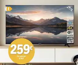 E.Leclerc tv led 55" e-kly promoção