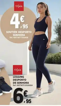 E.Leclerc Tissiaia soutien desporto senhora promoção