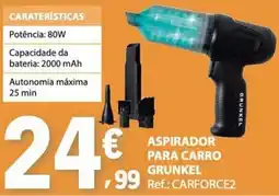 E.Leclerc aspirador para carro grunkel promoção