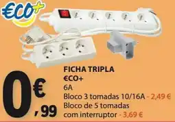 E.Leclerc Ficha tripla eco+ promoção