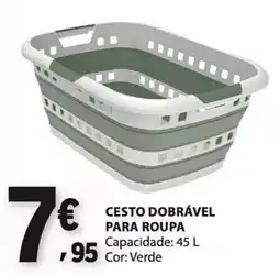 E.Leclerc Cesto dobrável para roupa promoção