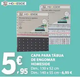 E.Leclerc Capa para tábuas de engomar homeside promoção