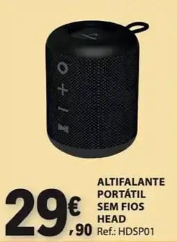E.Leclerc Head altifalante portátil sem fios promoção