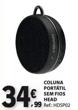 E.Leclerc coluna portátil sem fios head promoção