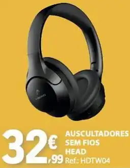 E.Leclerc Head auscultadores sem fios promoção