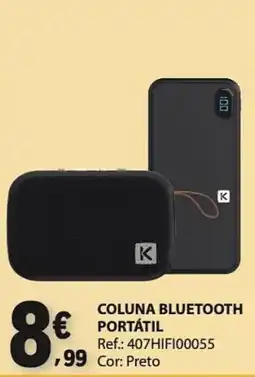 E.Leclerc Coluna bluetooth portátil promoção