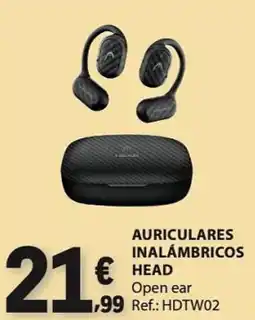 E.Leclerc Head auriculares inalámbricos open ear promoção