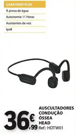 E.Leclerc Auscultadores condução óssea head promoção