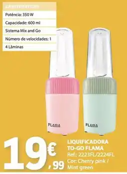 E.Leclerc Liquificadora to-go flama promoção