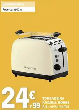 E.Leclerc torradeira russell hobbs promoção